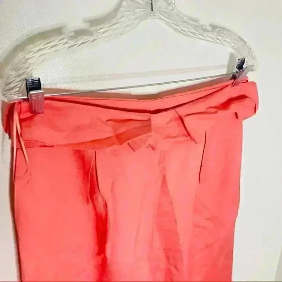 Cult Gaia Elle Wide Leg Linen Pant Magnolia Pink Large - Picture 6 of 9